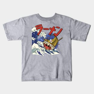 The Great Ramen Wave Kids T-Shirt